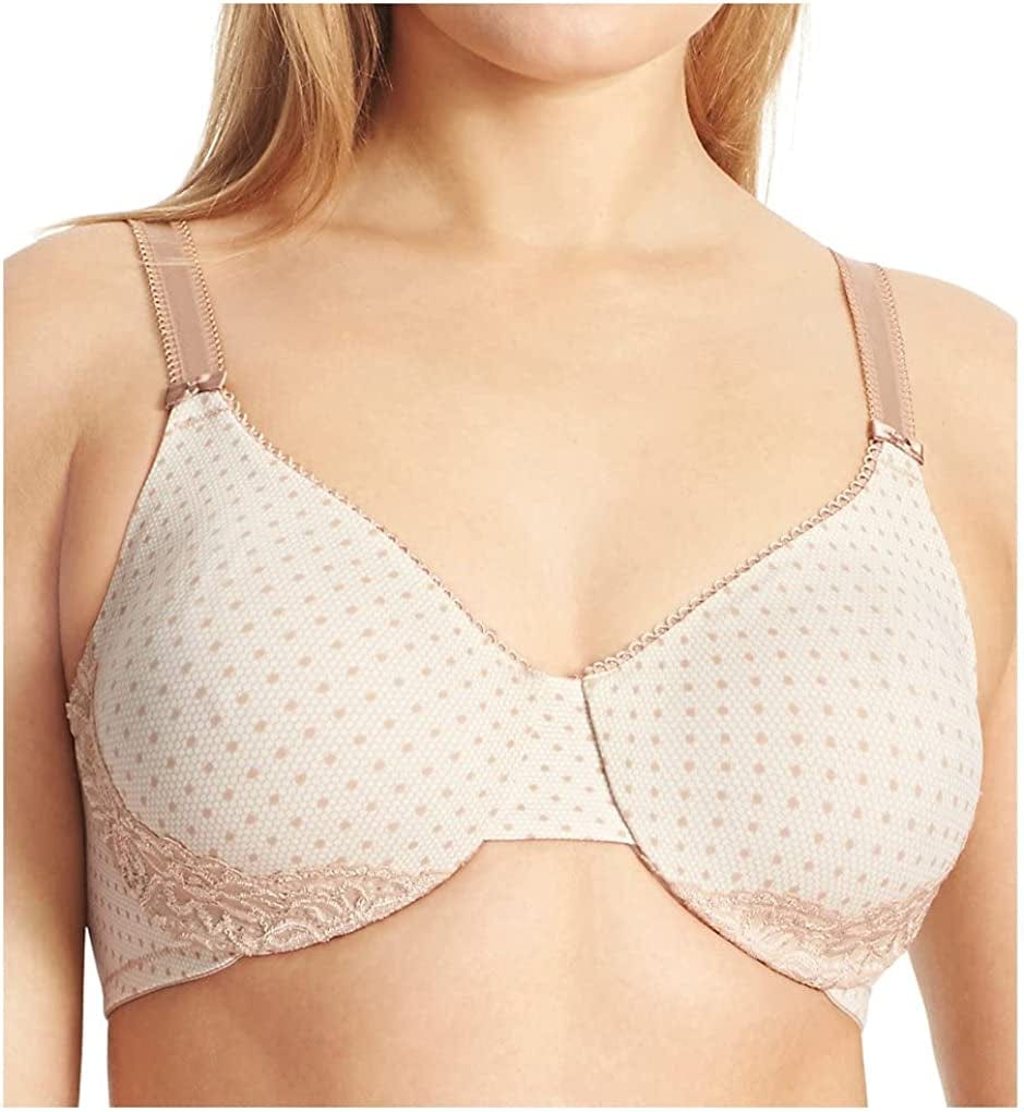 Olga Women'S Full Coverage Body Tone Lace Dot Print / 42DD