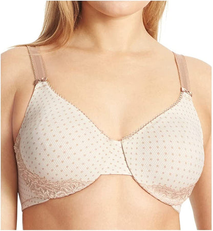 Olga Women'S Full Coverage Body Tone Lace Dot Print / 42DD
