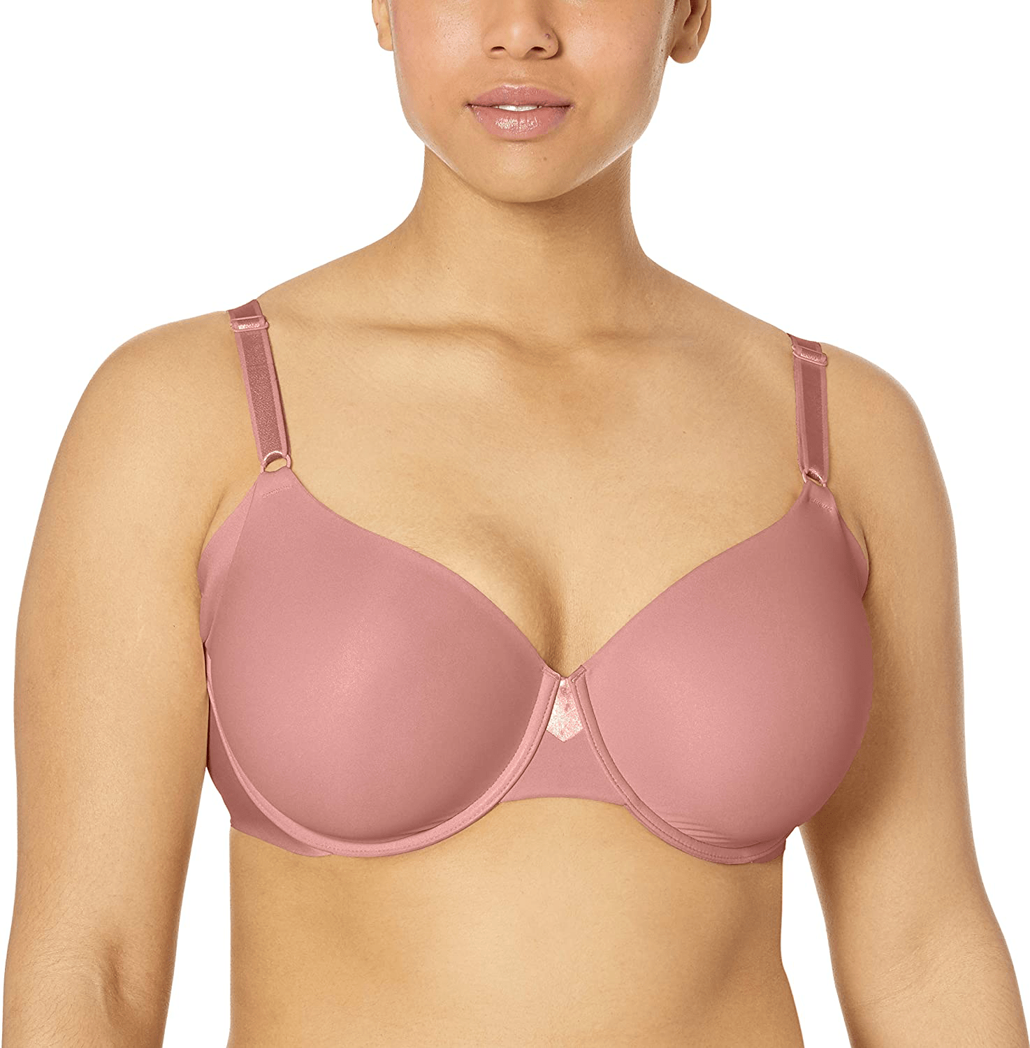 Olga Women's No Side Effects Underwire Contour Bra Sunblush / 36C
