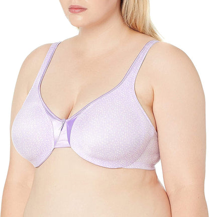 Olga Women'S Signature Support Satin Bra Lavender Macaroon Braided Circles / 42DDD