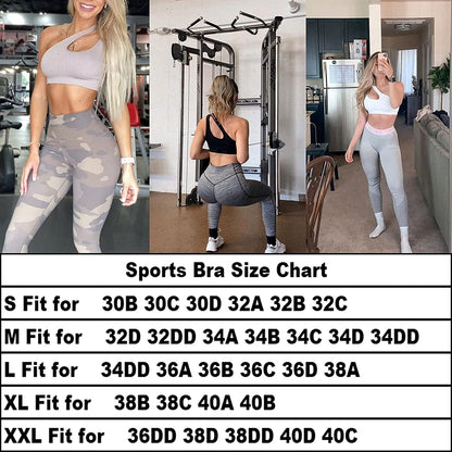 One Shoulder Sports Bra for Women Sexy Cute Workout Yoga Bra Medium Support