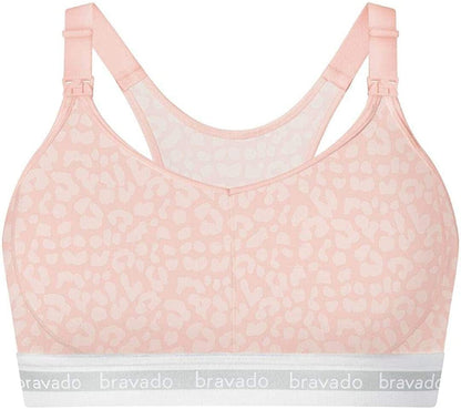 Original Full Cup Nursing Bra in Cotton-Modal | Pink Leopard