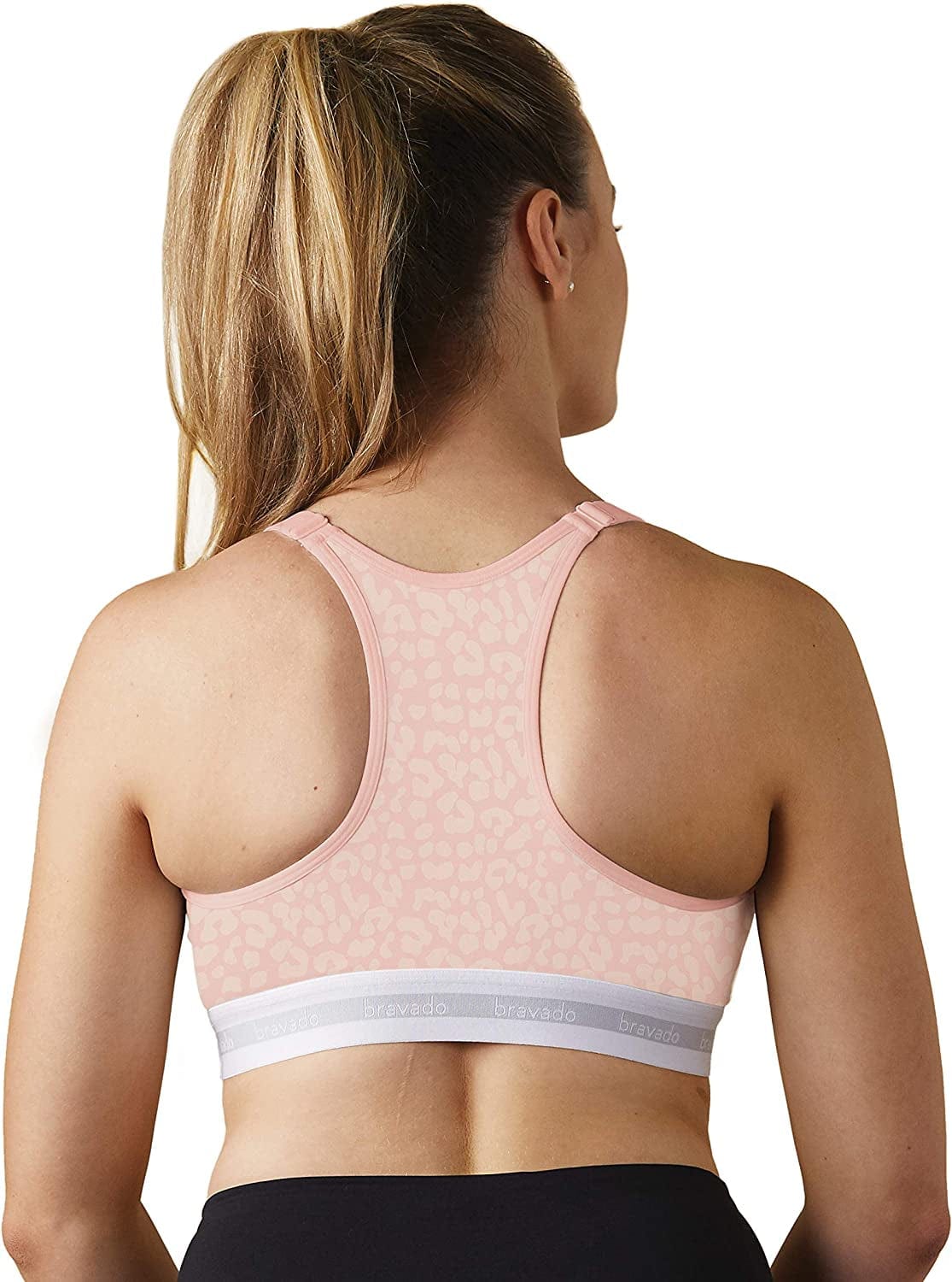 Original Full Cup Nursing Bra in Cotton-Modal | Pink Leopard