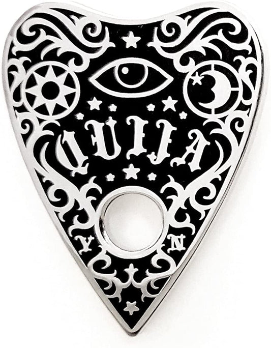 Ouija Planchette Enamel Lapel Pin