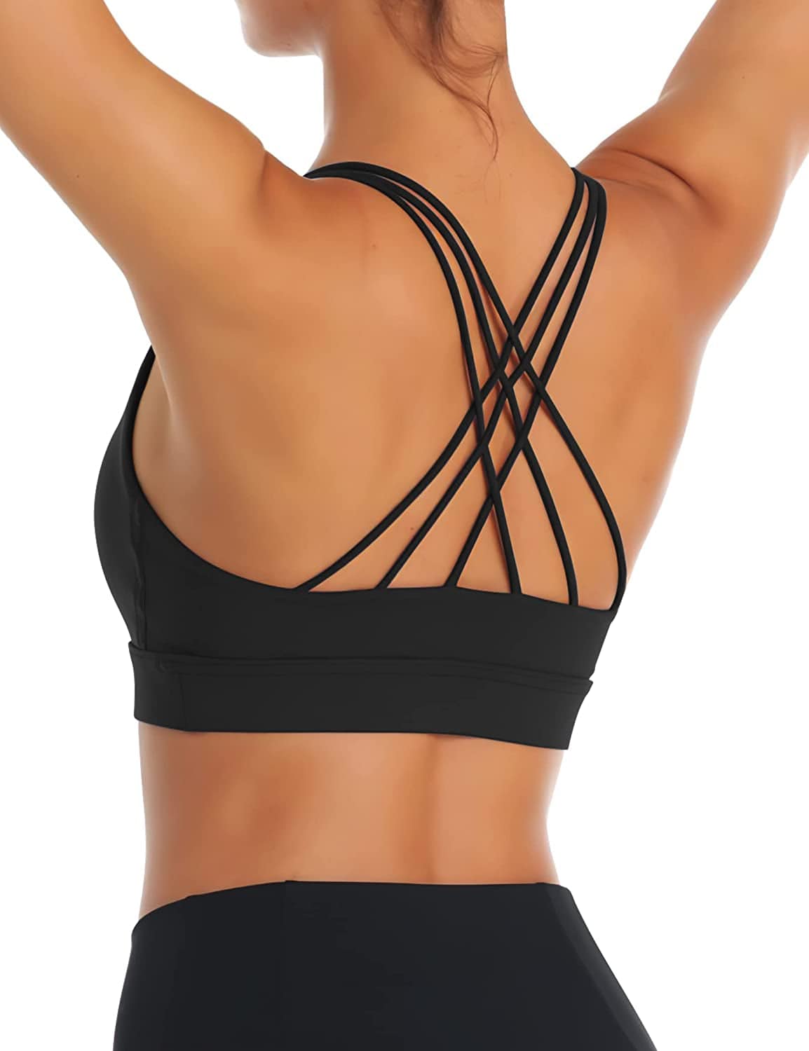 OYANUS Womens Summer Workout Tops Sexy Backless Yoga Shirts Open Back Activewear Running Sports Gym Quick Dry Tank Tops Z01-black / Medium