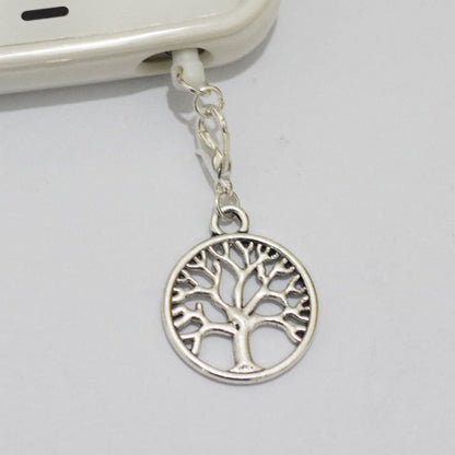 Pack of 50 Tree of Life Charms Jewelry Making Silver Charms Mixed Smooth Tibetan Silver Metal Charms Pendants DIY for Necklace Bracelet Jewelry Making and Crafting