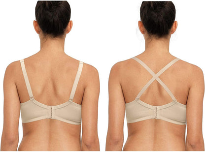 Padded Push up Bra Lift Underwire Support Plunge T Shirt Brassiere for Women Add One Cup