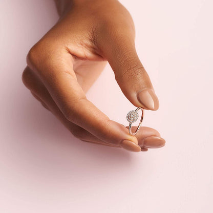 Pandora Jewelry Elegant Sparkle Cubic Zirconia Ring in Pandora Rose