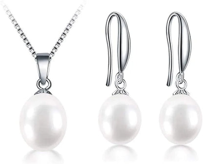 Pearl Jewelry Set White