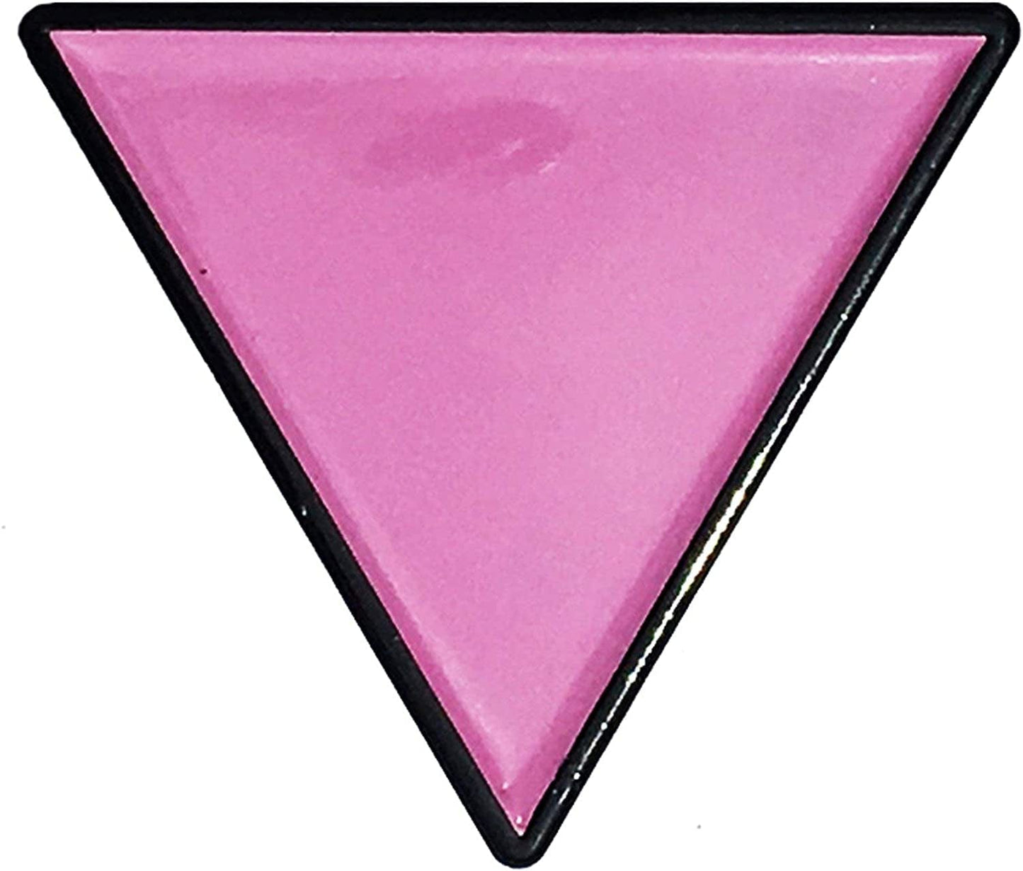 Pink Triangle - Gay and Lesbian LGBT Support Pride Symbol Enamel Pin - Lapel or Fabric Pin