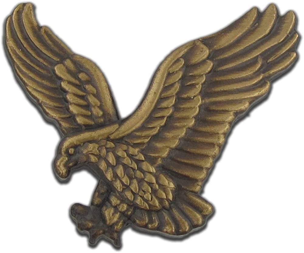 Pinmart American Patriotic Eagle Enamel Lapel Pin Bronze Eagle / 10 Pack