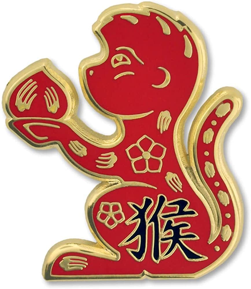 Pinmart Chinesezodiac Enamel Lapel Pin Monkey / 10 Pack
