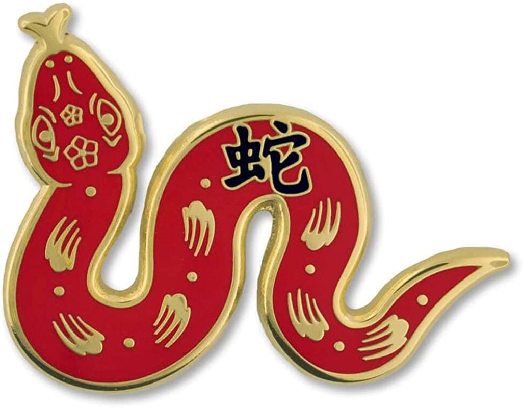 Pinmart Chinesezodiac Enamel Lapel Pin Snake / 10 Pack