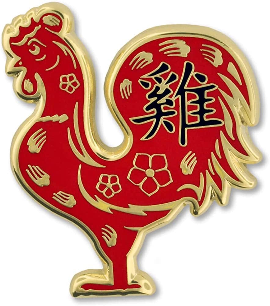 Pinmart Chinesezodiac Enamel Lapel Pin Rooster / 50 Pack