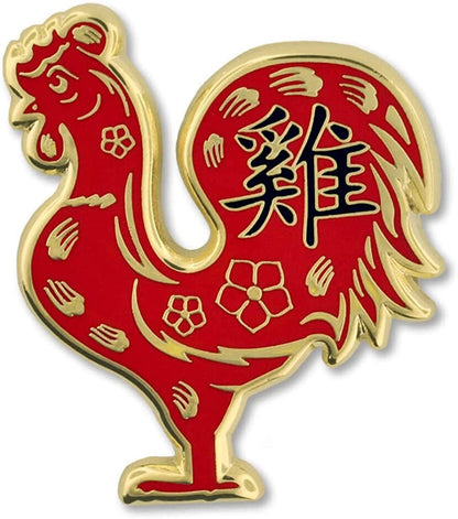 Pinmart Chinesezodiac Enamel Lapel Pin Rooster / 50 Pack