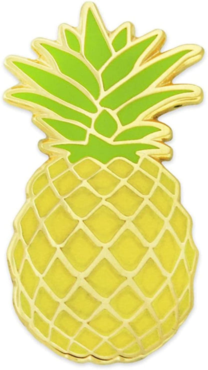 Pinmart Culinary Hospitality Pineapple Fruit Enamel Lapel Pin 10 Pack