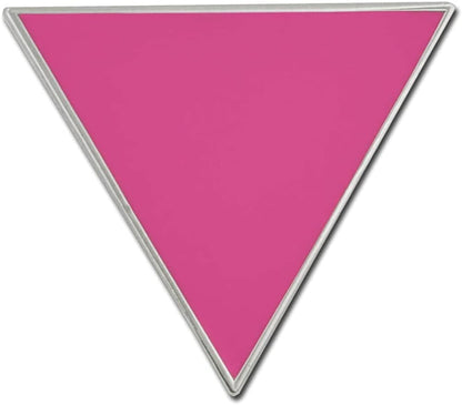 Pinmart Gay Pride LGBT Enamel Lapel Pin Pink Triangle / 5 Pack