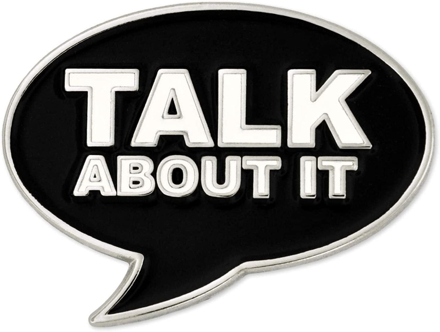 Pinmart Mental Health Awareness Enamel Lapel Pin Talk About It / 25 Pack