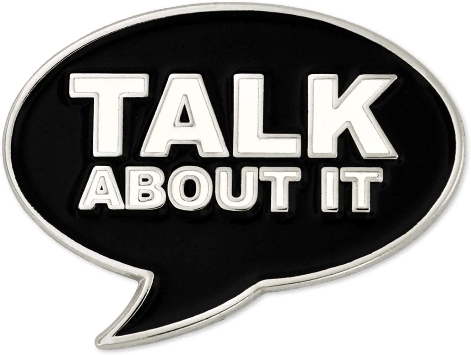 Pinmart Mental Health Awareness Enamel Lapel Pin Talk About It / 5 Pack