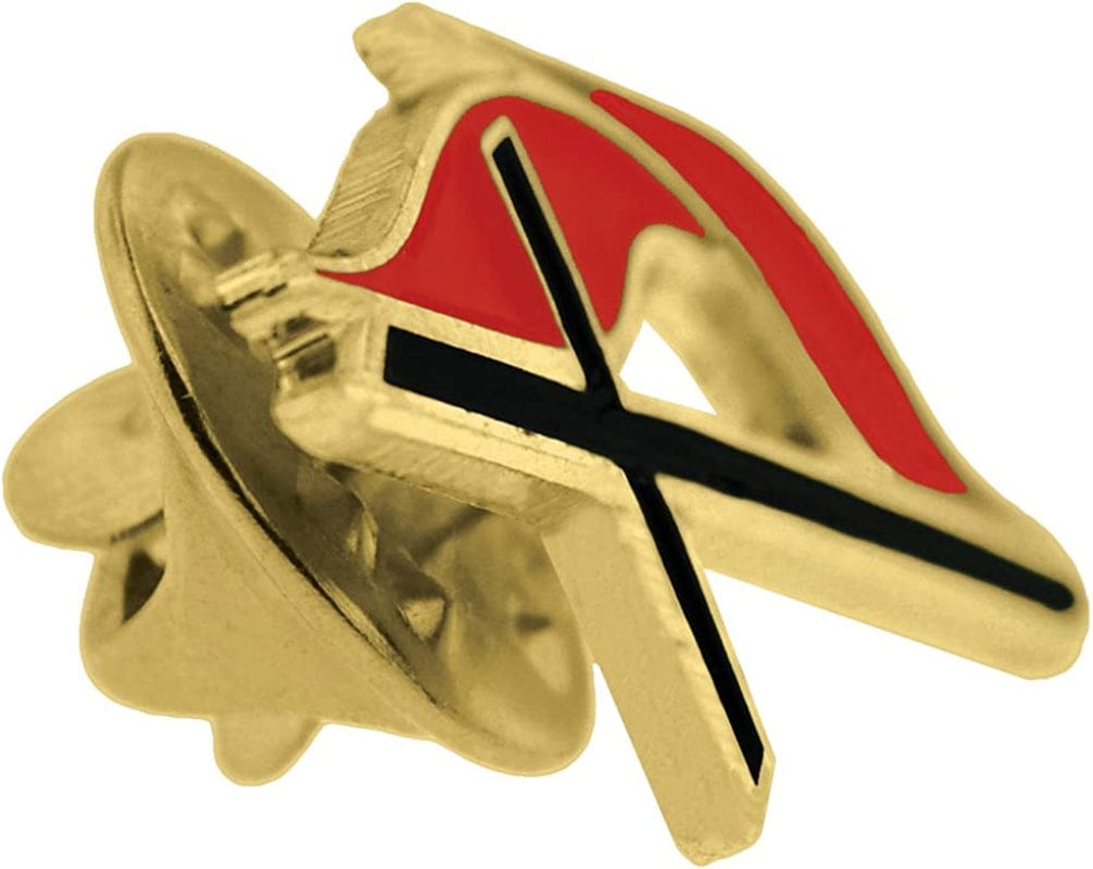 Pinmart Methodist Cross Religious Enamel Lapel Pin