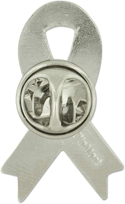 Pinmart Prostate Cancer Light Blue Awareness Ribbon Enamel Lapel Pin