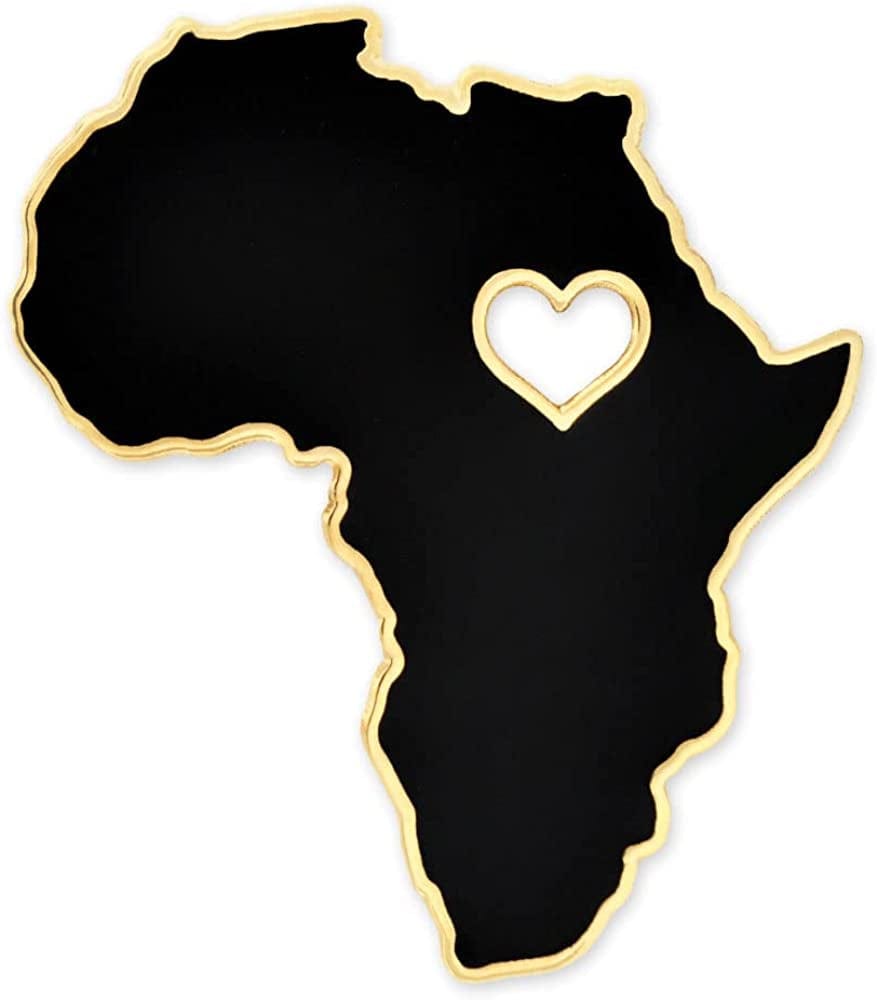 Pinmart'S Equality Lapel Pin Heart of Africa / 5 Pack