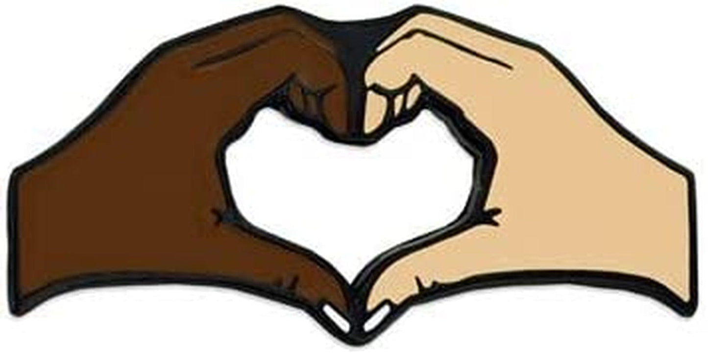 Pinmart'S Equality Lapel Pin Heart Hands / 25 Pack