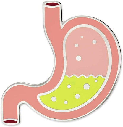 Pinmart the Human Medical Enamel Lapel Pin Stomach / 25 Pack
