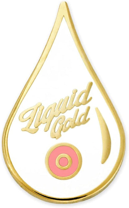 Pinmart Women'S Equality Enamel Lapel Pin Liquid Gold Breastmilk / 100 Pack