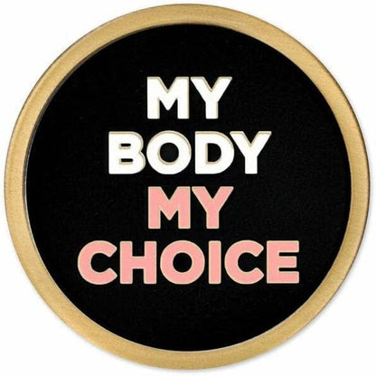 Pinmart Women'S Equality Enamel Lapel Pin My Body My Choice / 25 Pack