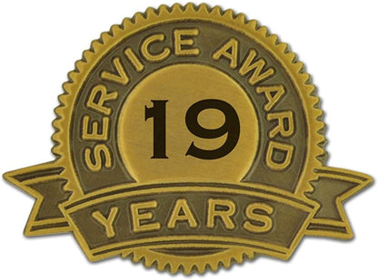 Pinmart Year of Service Award Lapel Pin
