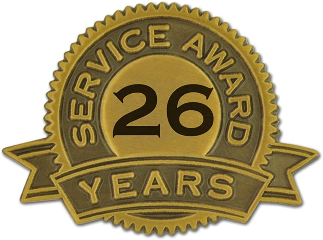 Pinmart Year of Service Award Lapel Pin
