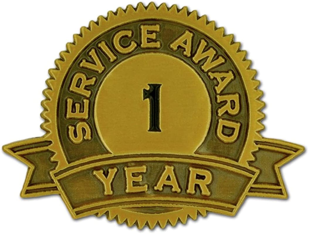 Pinmart Year of Service Award Lapel Pin