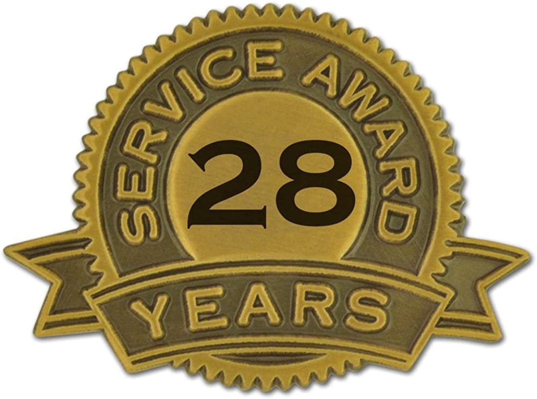 Pinmart Year of Service Award Lapel Pin