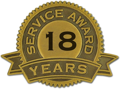 Pinmart Year of Service Award Lapel Pin