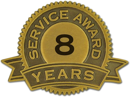 Pinmart Year of Service Award Lapel Pin