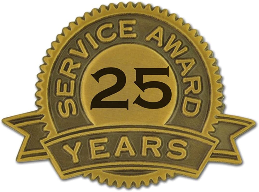 Pinmart Year of Service Award Lapel Pin