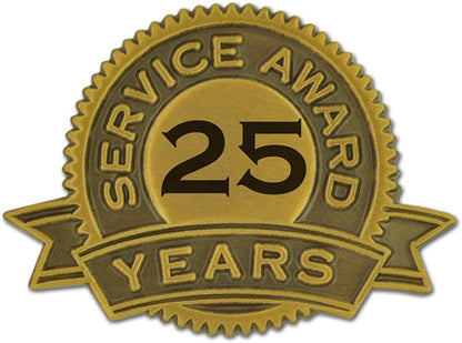 Pinmart Year of Service Award Lapel Pin