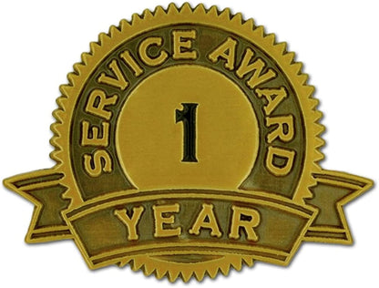 Pinmart Year of Service Award Lapel Pin