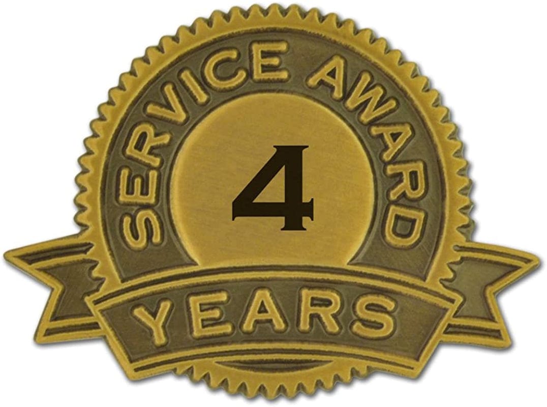 Pinmart Year of Service Award Lapel Pin