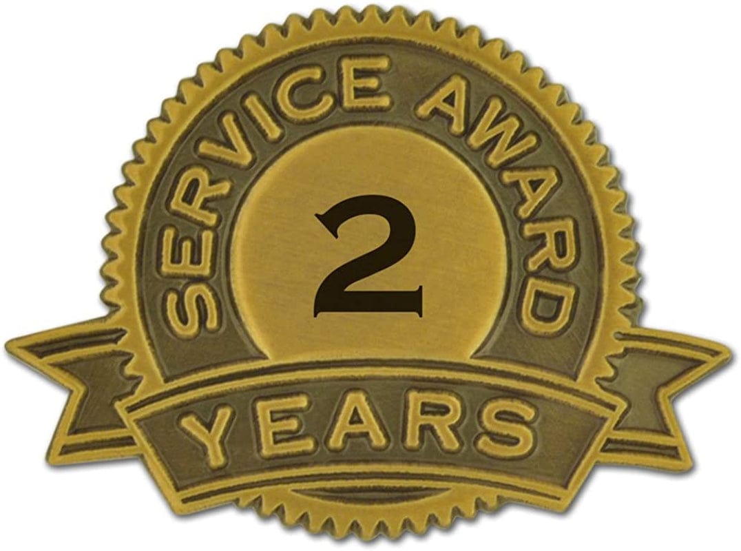 Pinmart Year of Service Award Lapel Pin