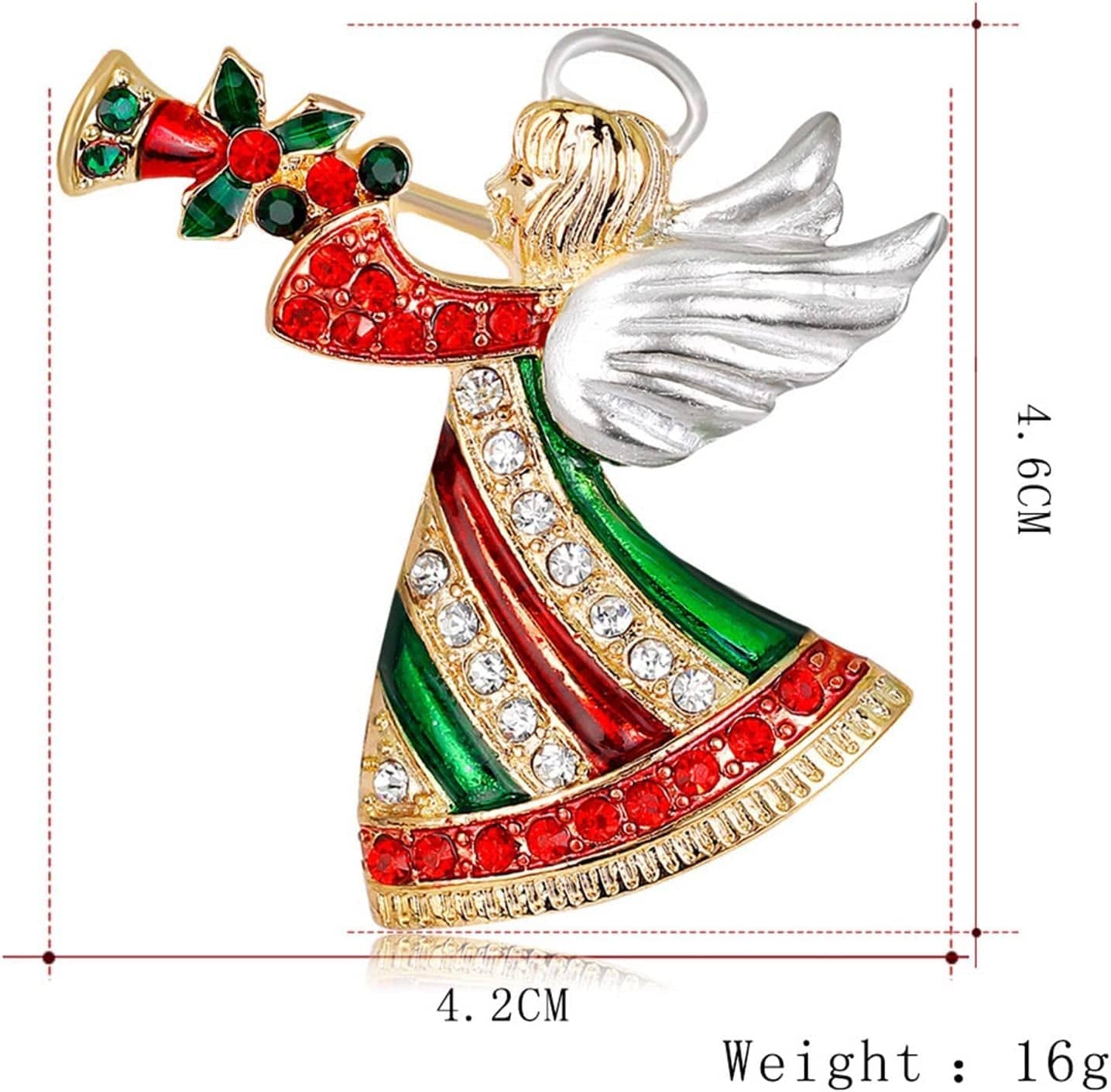 Pins Decorations Brooches Tree Jewelry Christmas Holiday for Women Merry Men Christmas Party Rubber Pin Backs for Lapel (Multicolor, One Size) Multicolor / One Size