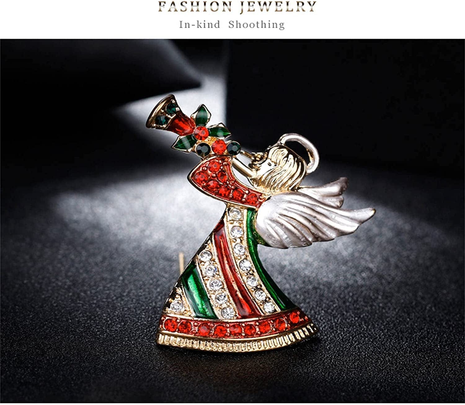 Pins Decorations Brooches Tree Jewelry Christmas Holiday for Women Merry Men Christmas Party Rubber Pin Backs for Lapel (Multicolor, One Size) Multicolor / One Size