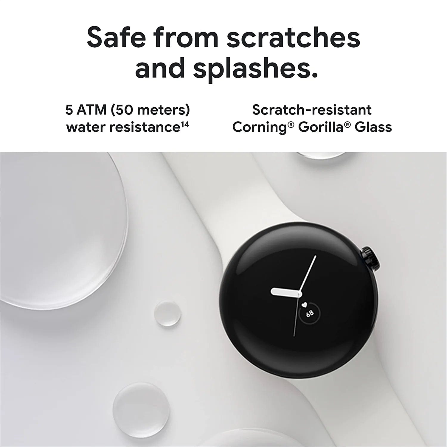 Pixel Watch - Android Smartwatch with Fitbit Activity Tracking - Heart Rate Tracking Watch - Matte Black Stainless Steel Case with Obsidian Active Band - LTE