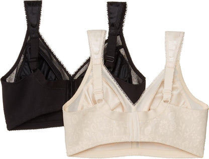 Playtex 18-Hour Original Comfort-Strap Bra #4693, 2-Pack