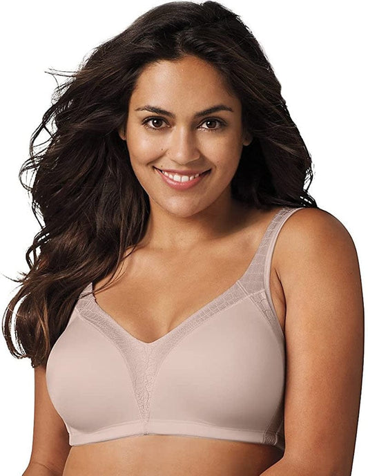 Playtex Women'S 18 Hour Back Smoother with Comfort Strap Full Coverage Bra US4E77 Sandshell / 44D