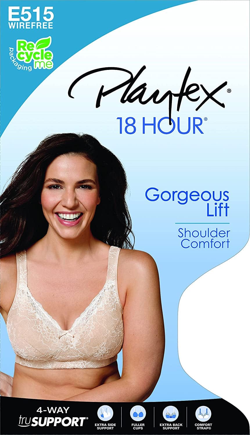 Playtex Women'S 18 Hour Gorgeous Lift Wirefree Bra USE515