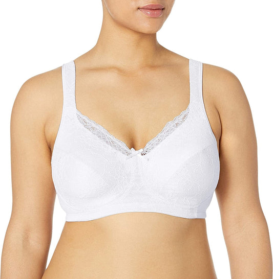 Playtex Women'S 18 Hour Gorgeous Lift Wirefree Bra USE515 White / 44D