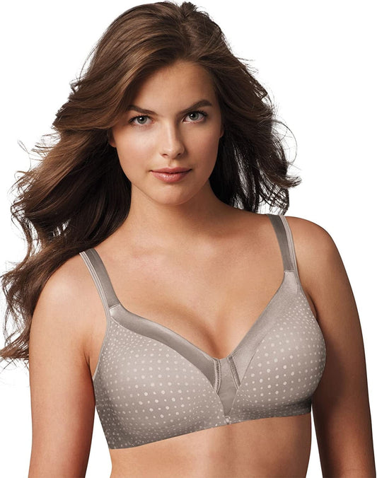 Playtex Women'S 18 Hour Silky Soft Smoothing Wireless Bra 'Us4803 18 Hour Dot Print / 42DD