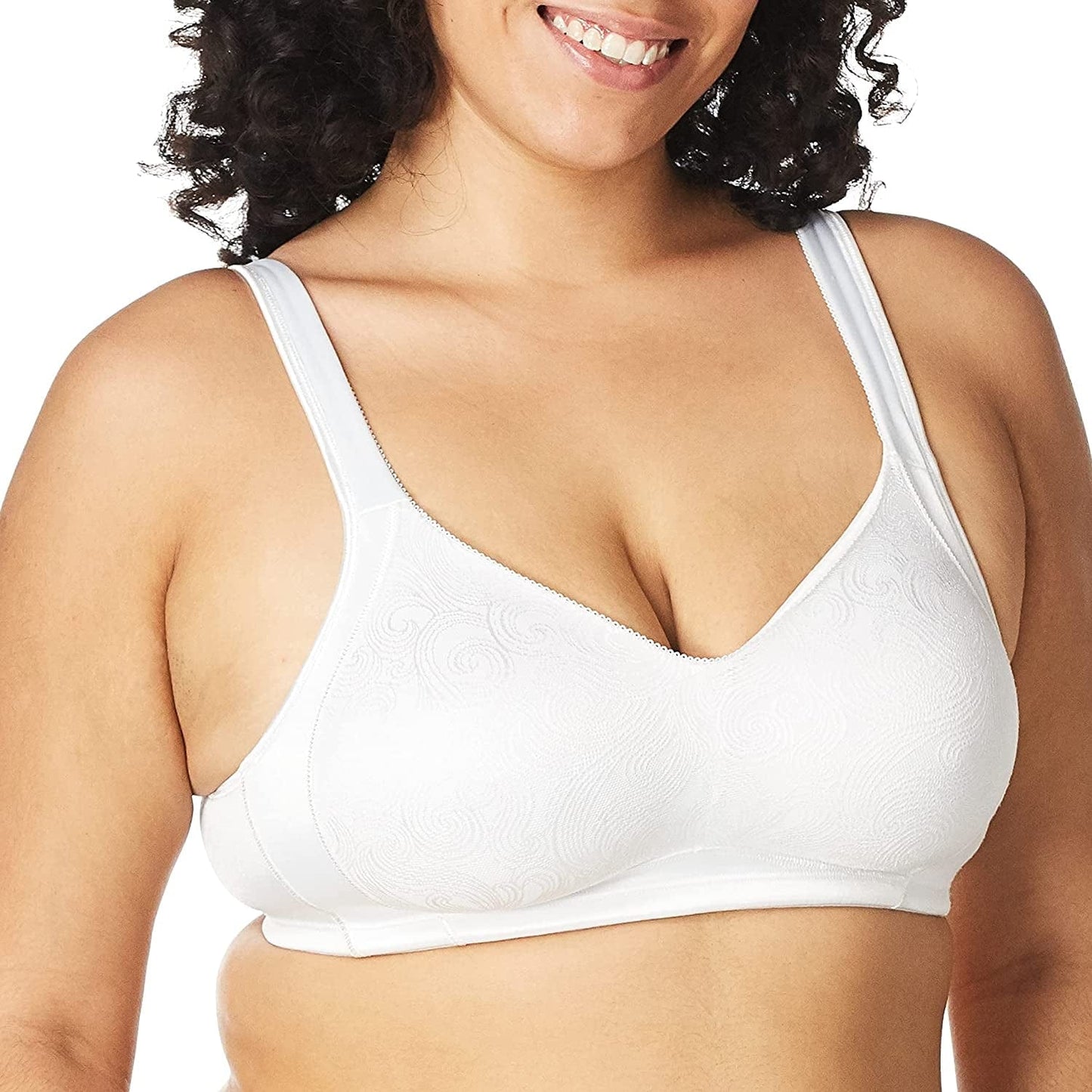Playtex Women'S 18 Hour Undercover Slimming Wirefree Full Coverage Bra US4912 White / 40C